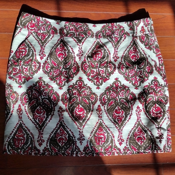 Merona Red A Line Skirt Sz 16 NWOT - Picture 7 of 8